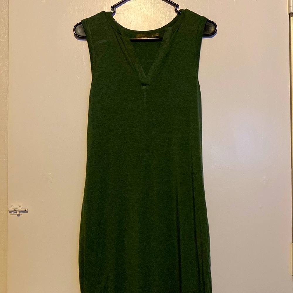 Prana sleeveless maxi dress, green small